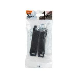 Taskmaster 87mm Black Double Door Magnetic Catch - 2 Pack