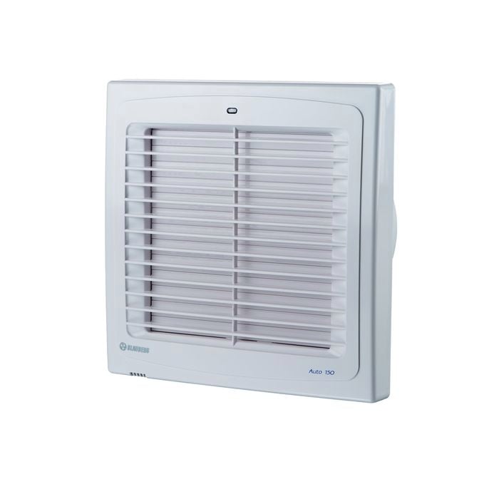 Blauberg 150mm White AUTO Wall / Ceiling Exhaust Fan With Automatic Shutters