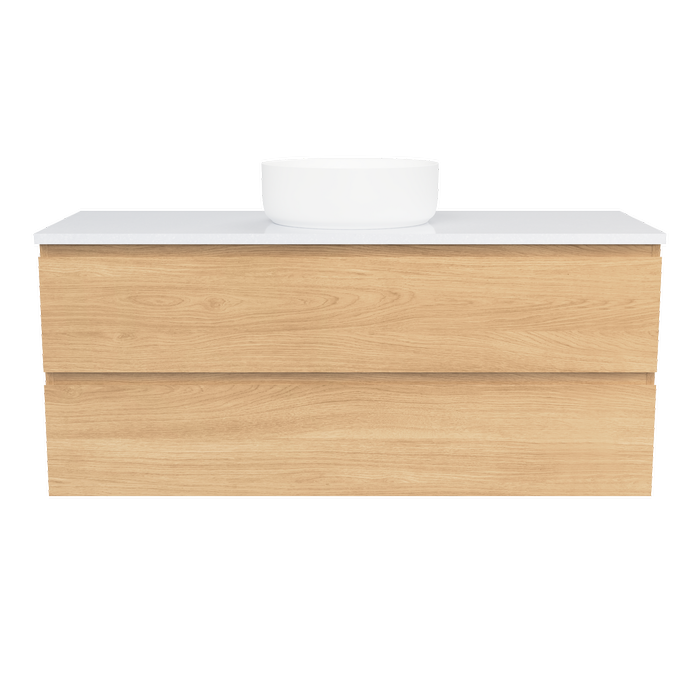 New England Joinery 1200mm Dignate SilkSurface Top Wall Hung Vanity