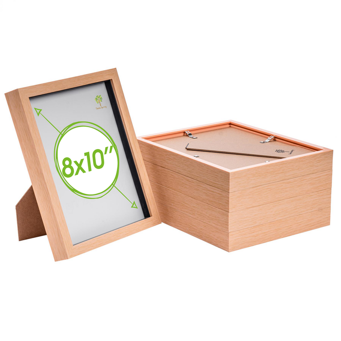 Nicola Spring 3d Box Photo Frames - 8" X 10" - Pack Of 5