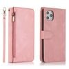 Flip Leather Case Wallet Card Slot Cover - For Apple iPhone 13 Mini (Pink)