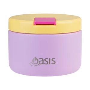 Oasis Insulated Food Flask 300ml - Bubblegum Pink
