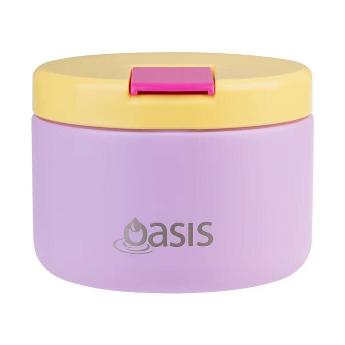 Oasis Insulated Food Flask 300ml - Bubblegum Pink