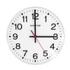 Vogue Kitchen Wall Clock Analogue White Plastic 240mm K978