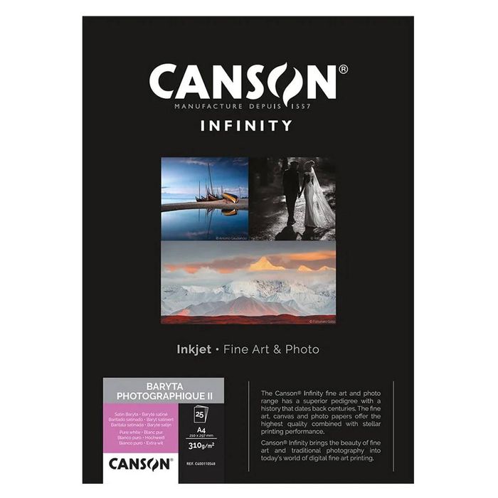 Canson Baryta Photographique II 310gsm 432mm X 12m
