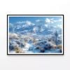 Snow Covered Trees  Print 100% Australian Made 120x90cm  (Poster)