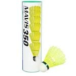 Yonex Mavis 350 Nylon Badminton Shuttlecocks (Yellow, Slow Speed)  | Durable Performance | Best Seller