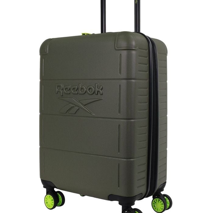 Reebok Wanderer Cabin 49L Hard Shell Case Suitcase Luggage Khaki