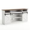 Artiss Buffet Sideboard Cabinets 150cm 3-Tier Sliding White