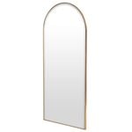 Astin Sinclair 1800mm Brushed Brass Arched Mirror