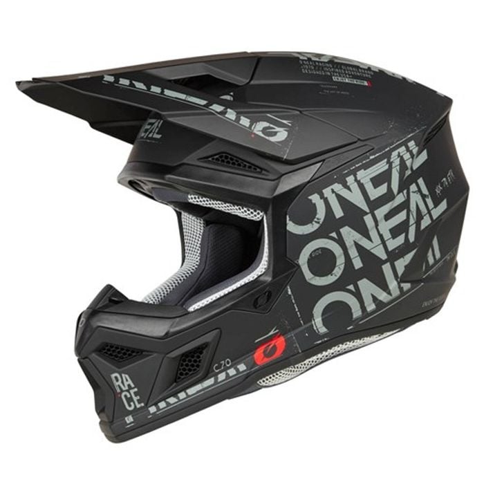Oneal 25 3srs Helmet Static V.25 Matte Black/grey (xs)