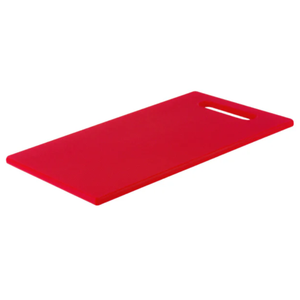 Chef Inox Polyethylene Cutting Board Red - 450x300x12mm HACCP