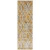 The Rug Connection Fantasy Rust 300x80cm - Medium Runner Pet Friendly Indoor Rug