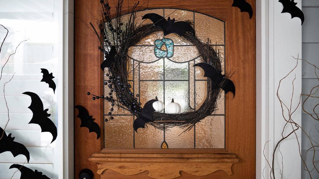 Hero image of wreath on door