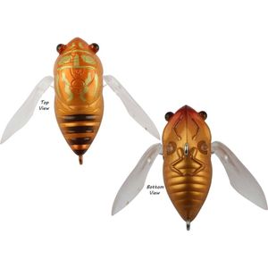 Atomic Hardz Cicada 35mm Surface Topwater Fishing Lure Brown Cicada