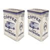 2PK Nostalgic-Art Citroen Truck Clip Top Storage Tin/Decoration 7.5x11x17.5cm