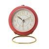 Catzon Retro Alarm Clocks Silent Non-ticking With Light-red