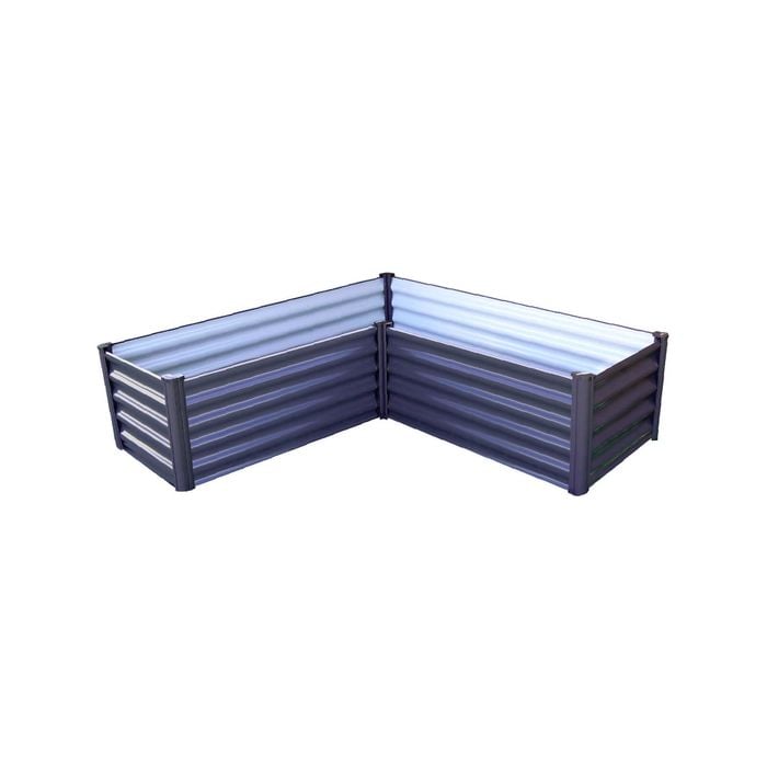 The Organic Garden Co 150 x 150 x 41cm Monument L-Shape Raised Garden Bed - Monument
