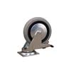 Move It 100mm Grey Rubber Heavy Duty Swivel Brake Castor