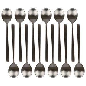 Argon Tableware Stainless Steel Teaspoons - 14.5cm - Pack of 12