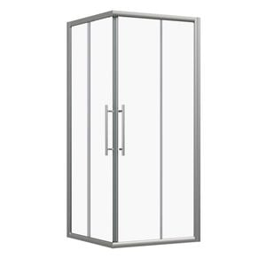 Georgia Corner Slider Door 900mm Chrome