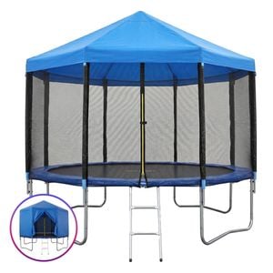 Everfit 12FT Kids Trampoline with Removable Tent Cover Ladder Rebounder Outdoor Sporting Toys