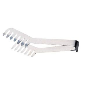 Vogue Spaghetti Tongs Stainless Steel J616 195mm 8" Professional Kitchen Pasta Server