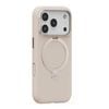 Torras Ostand Spin Silicon For Iphone 17 Pro - Modern Brown