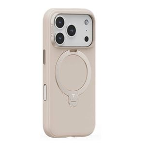 Torras Ostand Spin Silicon For Iphone 17 Pro - Modern Brown
