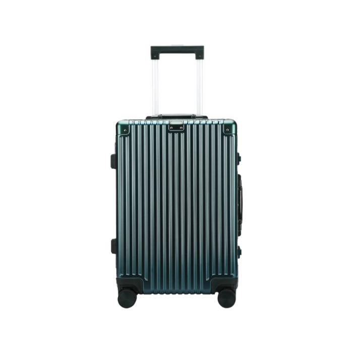 BOPAI Aluminum Luggage Suitcase HardCase 24" - Green