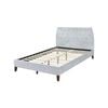 Angela Queen Velvet fabric bedframe