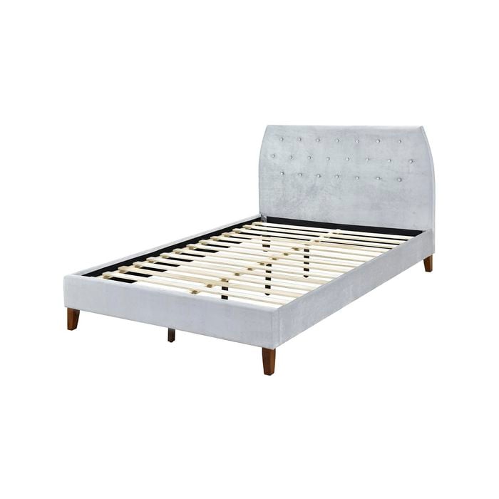 Angela Queen Velvet fabric bedframe