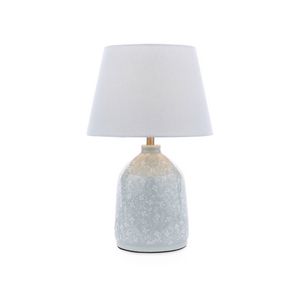 Clay & Kin 39cm Duck Egg Fern Table Lamp