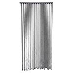 Pillar 90 x 200cm Black Nautica Door Curtain