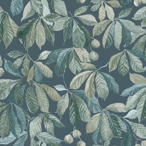 Wallpaper Trader Kersti Wallpaper Roll 10.05m X 53cm, Indigo