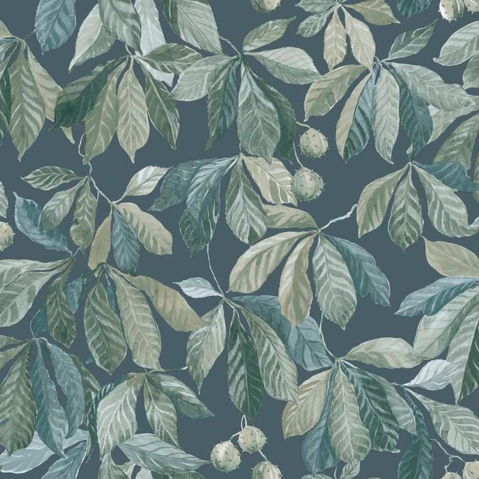 Wallpaper Trader Kersti Wallpaper Roll 10.05m X 53cm, Indigo