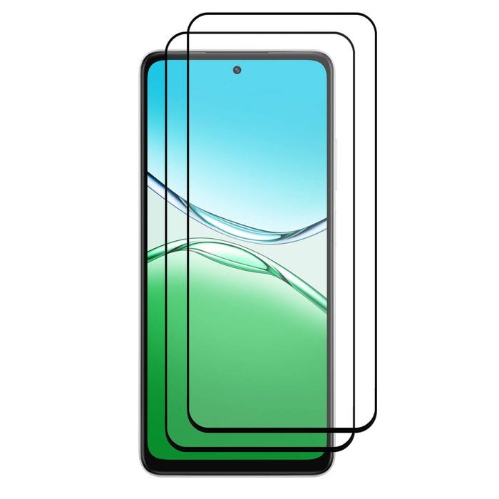 2 Pack MEZON OPPO A5 5G Full Cover Tempered Glass Screen Protectors