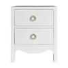 Andes Bedside Table White