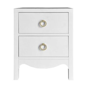 Andes Bedside Table White