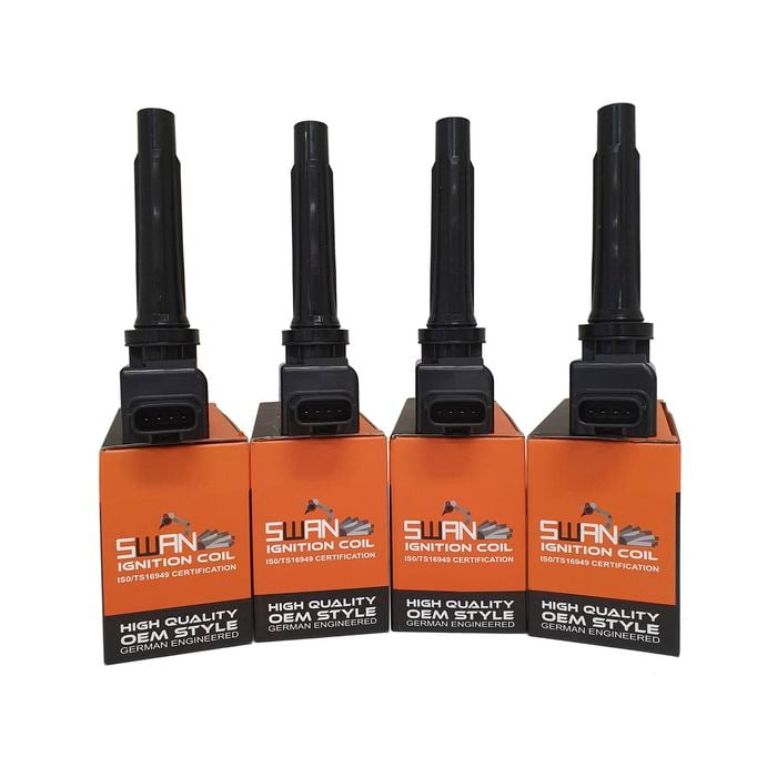 4-Pack SWAN Ignition Coils for Mazda 2, Mazda 3 & Mazda 6