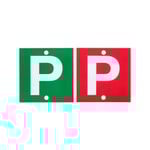 Trojan Green P/Red P Plates - VIC/WA