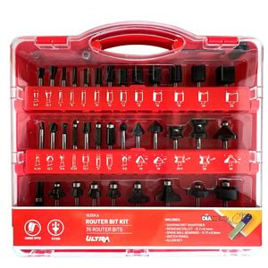 Ultra 6.4mm 35 Piece Router Bit Set