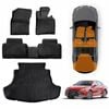 3D Floor Mats Boot Liner for Toyota Camry 2018-2024 All Weather Cargo Trunk Luggage Tray