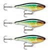 3x Rapala 12cm Twitchin' Rap Slow Sink Glidebait Fishing Lures - Rock n Roach