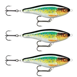 3x Rapala 12cm Twitchin' Rap Slow Sink Glidebait Fishing Lures - Rock n Roach