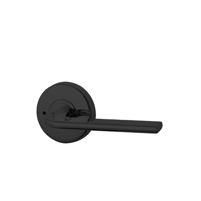 Lockwood Nero Matt Black Velocity L4 Privacy Lever Set