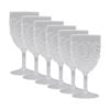 6PK SS Collective Clear Scallop Design Acrylic Wine Glass Drinkware 443ml