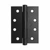 Pinnacle 100mm Black Fixed Pin Butt Hinge - 2 Pack