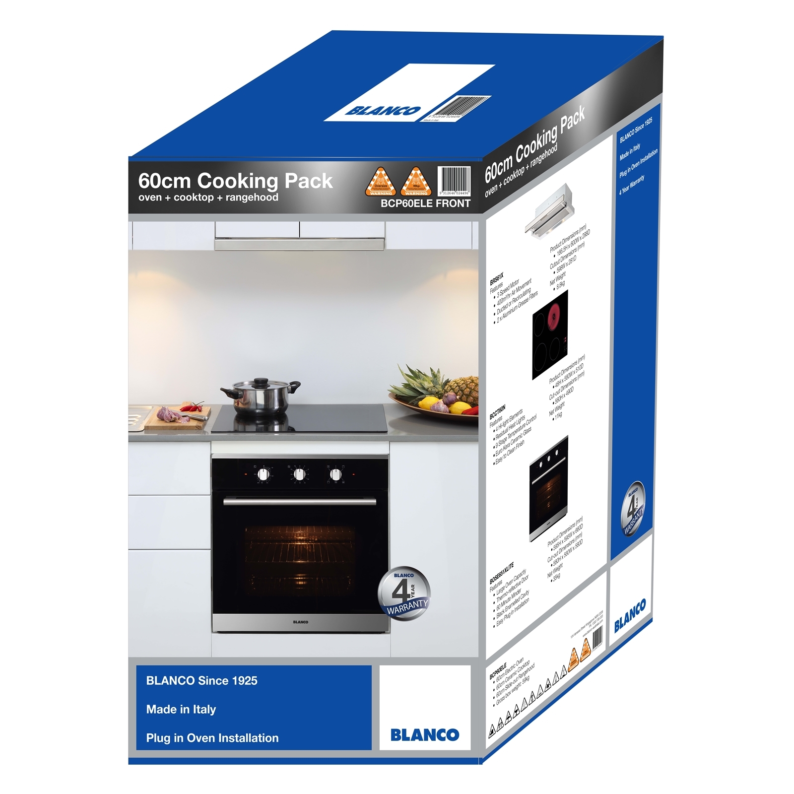 Blanco Cooking Pack - Oven Cooktop (electric) Rangehood product image