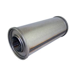 Redback 2-1/2" Performance Muffler Centre/centre - 5" Round, 12" Long, 409 Ss